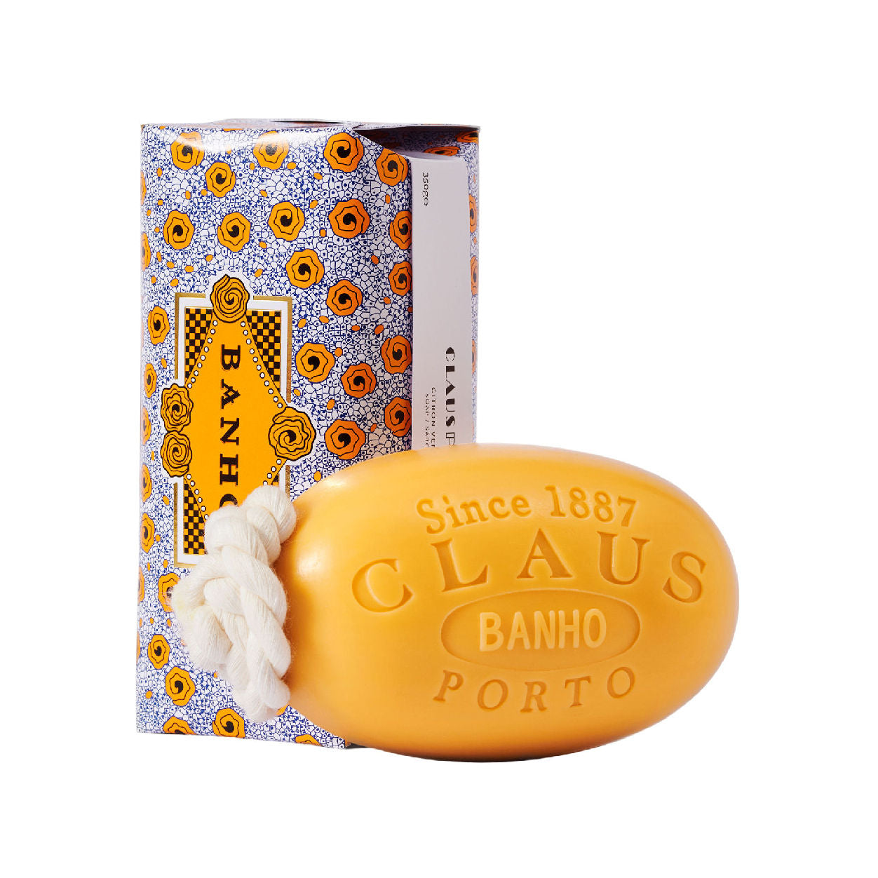 Claus Porto Banho Citron Verbena Soap on a Rope main image