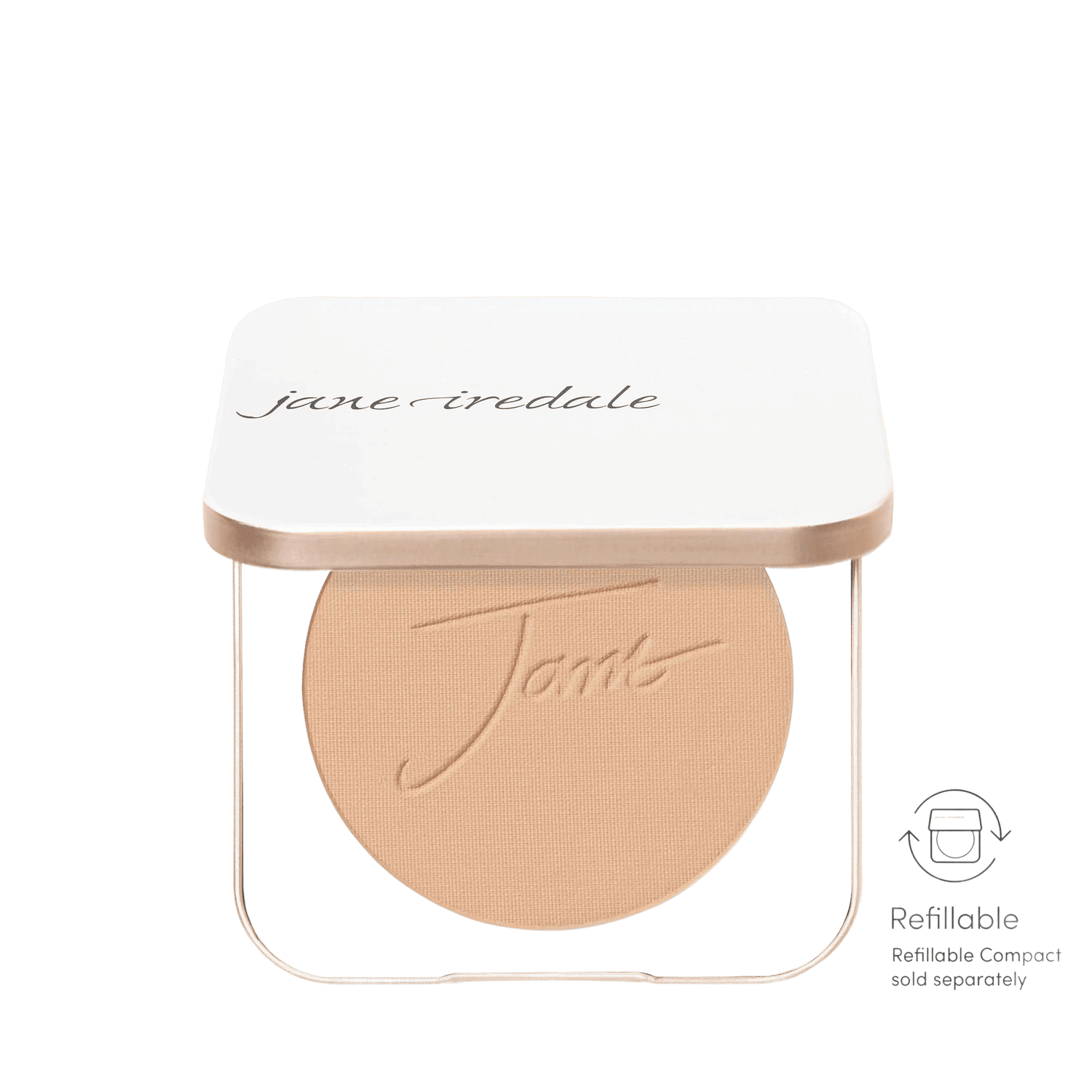 Image of an open Jane Iredale PureMatte Finish Powder Refill