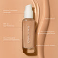An arm swatch of Jane Iredale Skintuition SPF 30 Radiance-Boosting Liquid Foundation