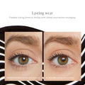 Before and after results of using Jane Iredale Lash Fixation Length & Definition Tubing Mascara