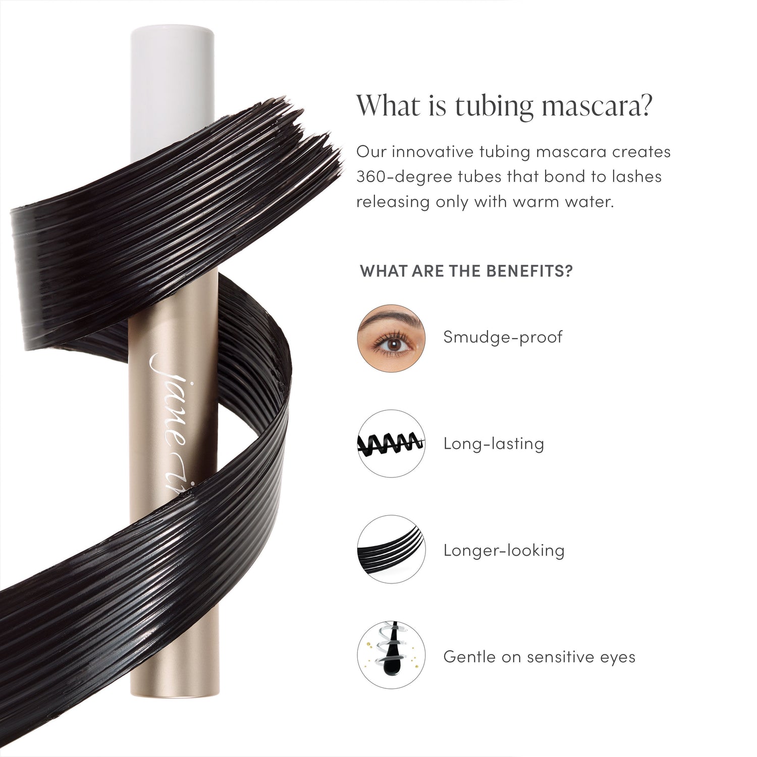 Information related to Jane Iredale Lash Fixation Length & Definition Tubing Mascara