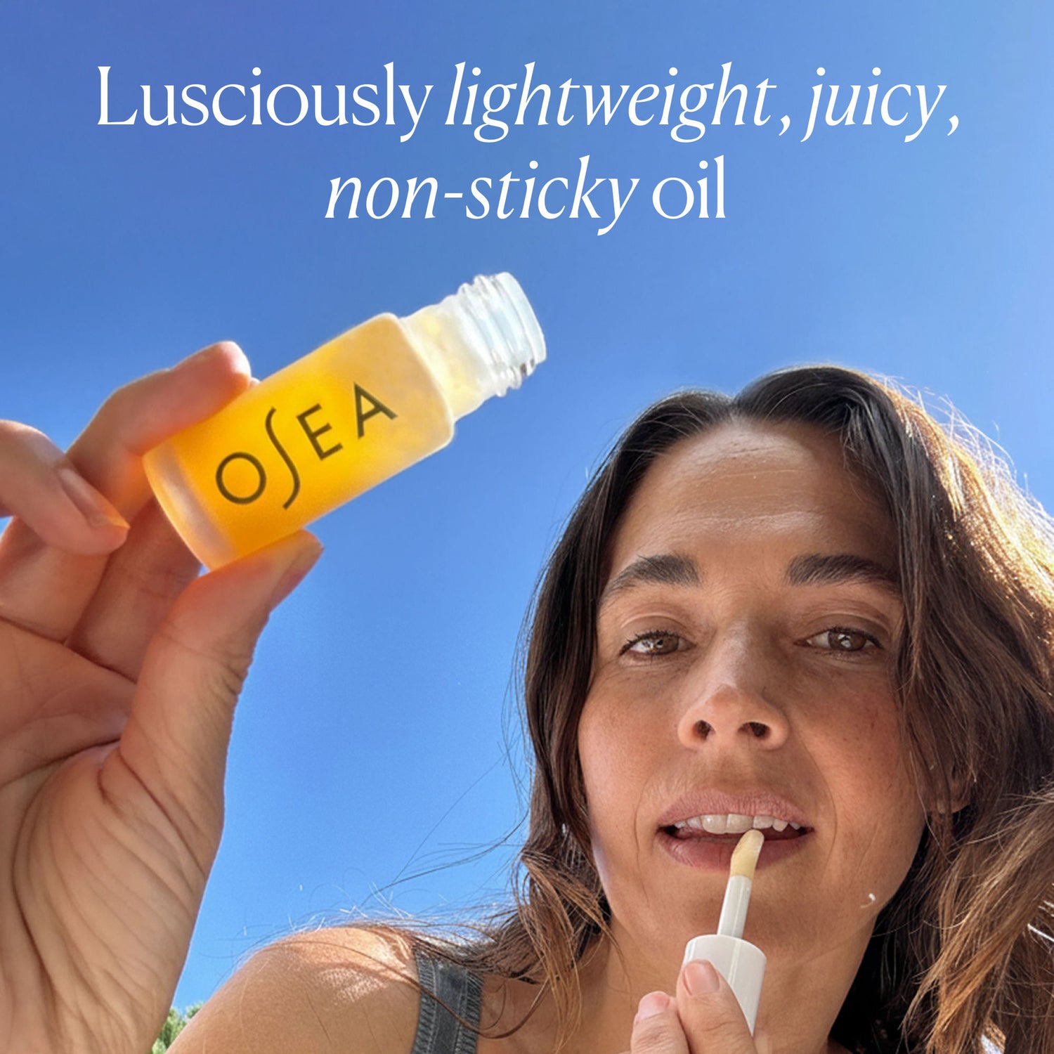 Model image of OSEA Hyaluronic Lip Oil Booster