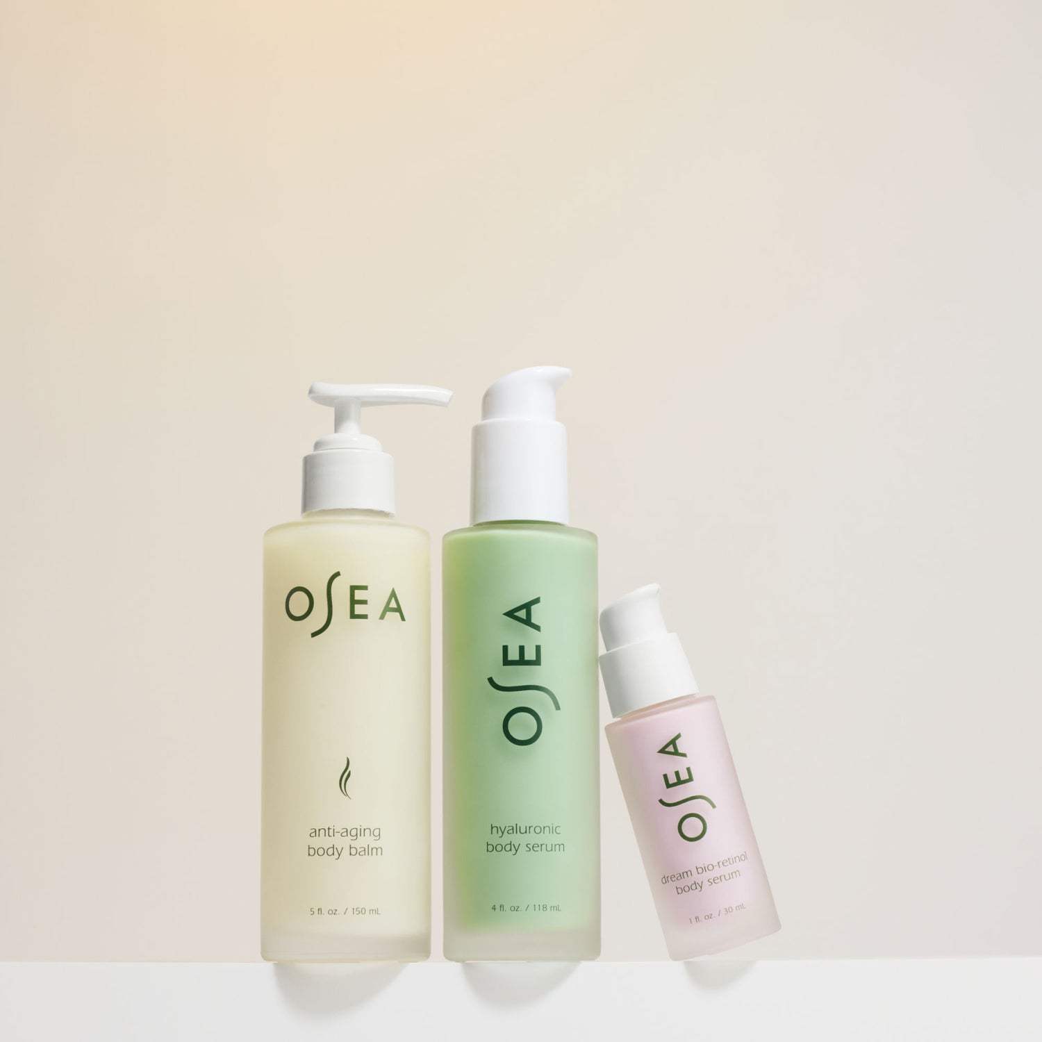 Lifestyle image of OSEA Firm & Hydrate Body Trio