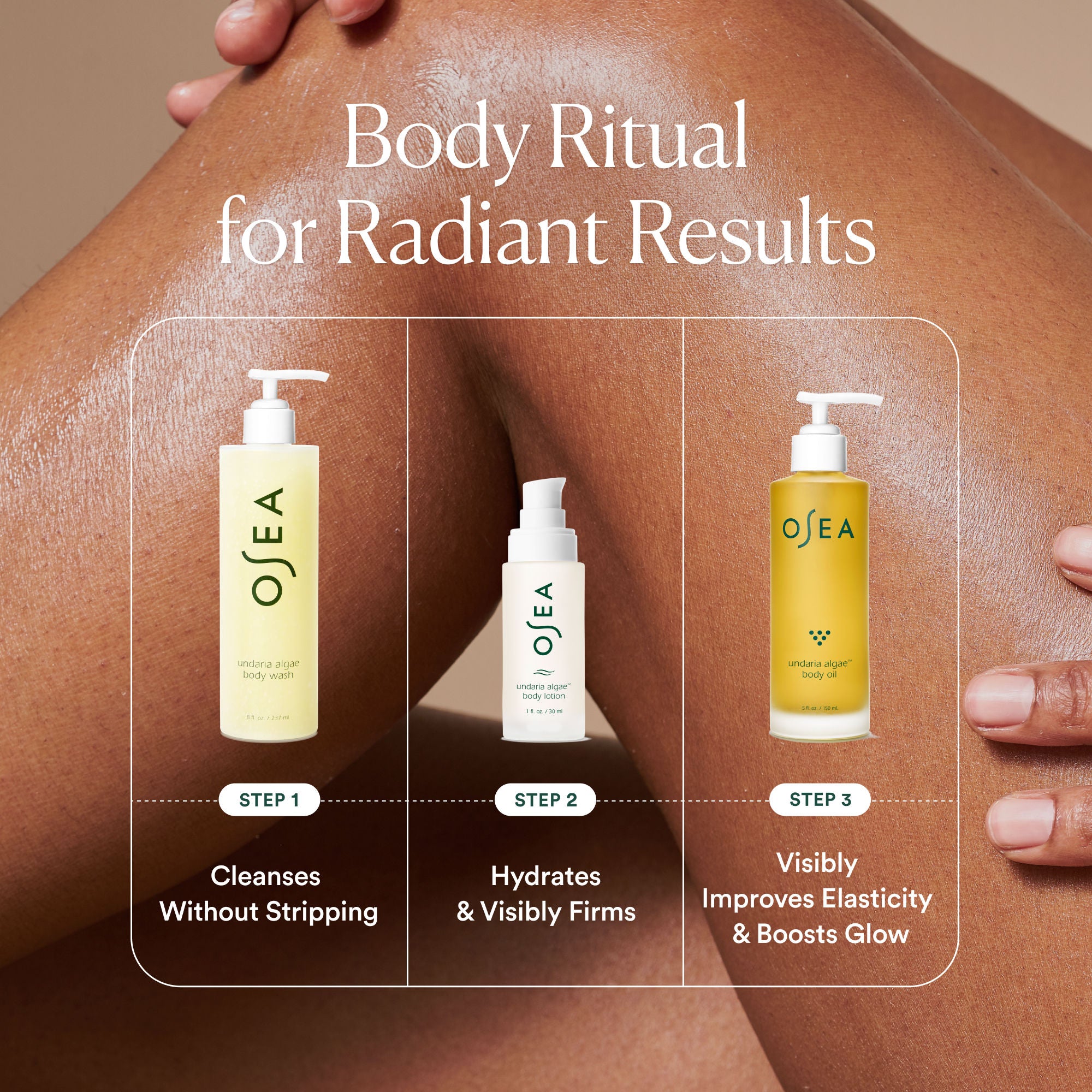 OSEA Undaria Body Glow Trio Mother's Day Gift Set (Limited Edition