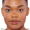Before and after results of using Anastasia Beverly Hills Brow Freeze Extreme Hold Laminated-Look Sculpting Eyebrow Wax
