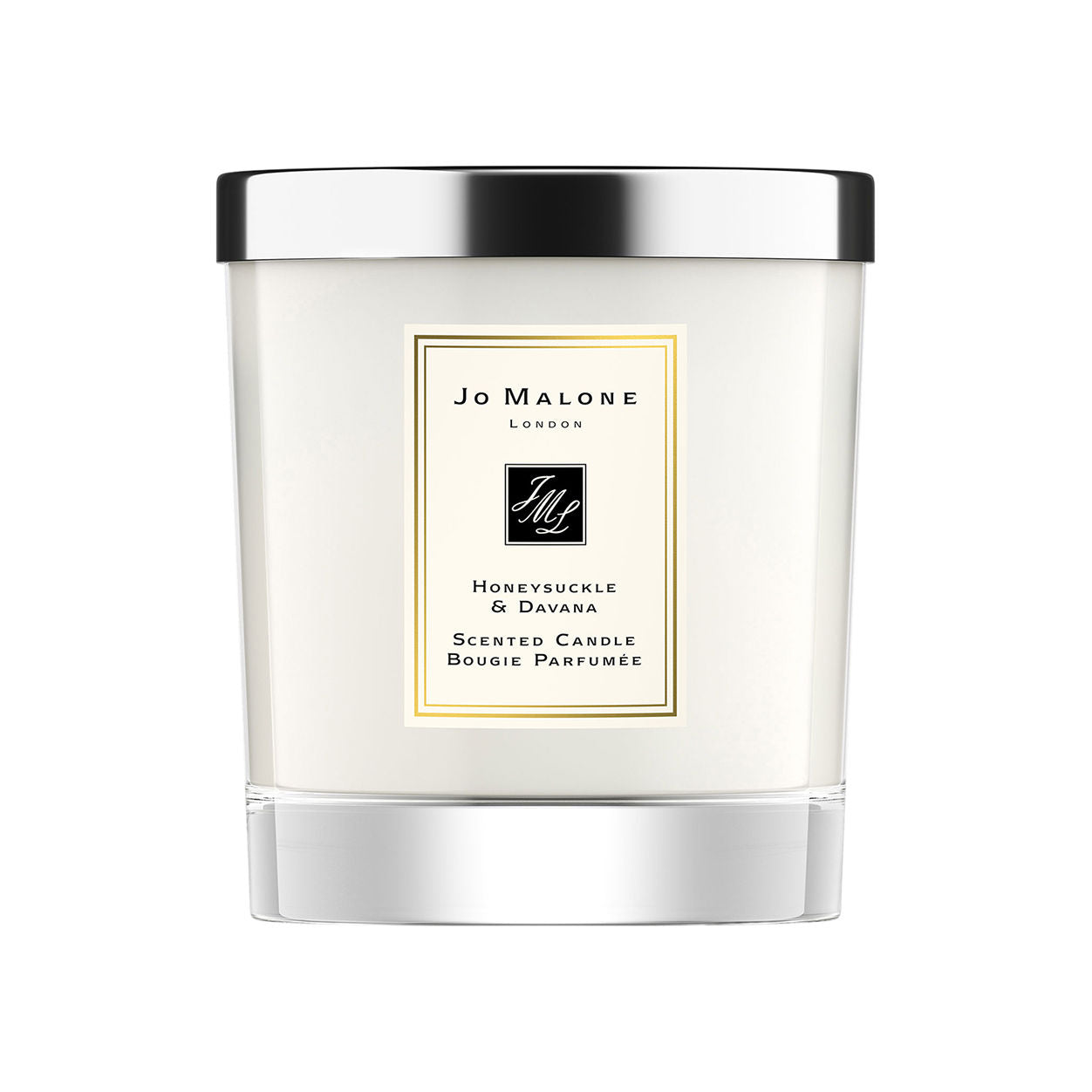 Jo Malone Scented Candle in Honeysuckle & shops Davana