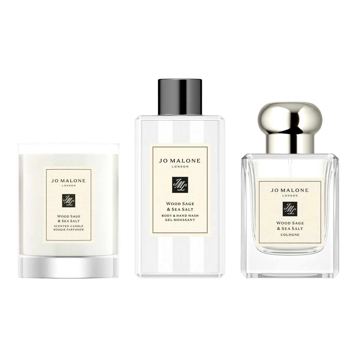 Image of an open Jo Malone London Wood Sage and Sea Salt Collection (Limited Edition)