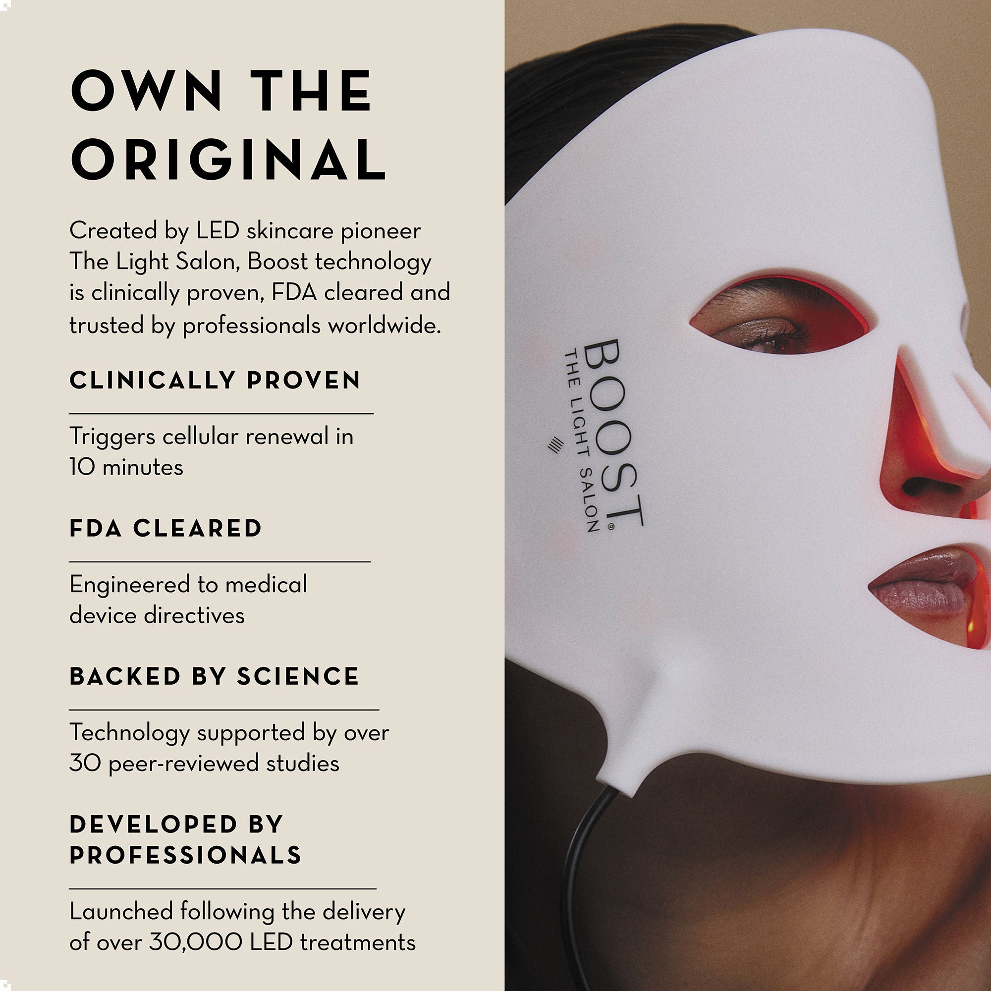 The Light Salon Boost LED Mask – The Light Salon – bluemercury