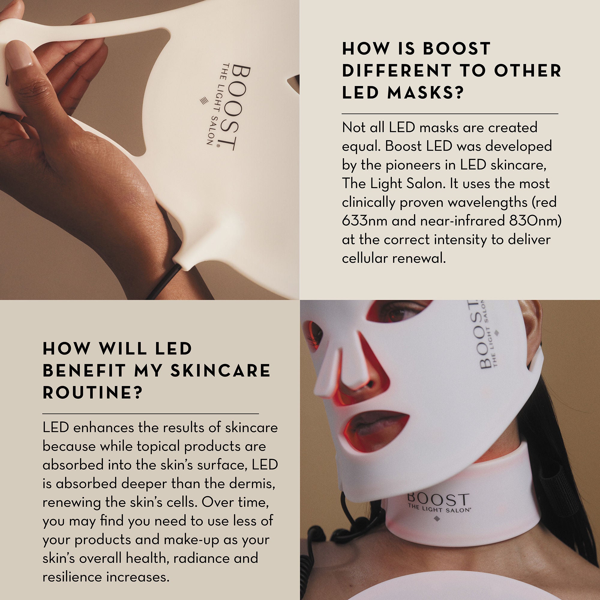 The Light Salon Boost LED Mask – The Light Salon – bluemercury