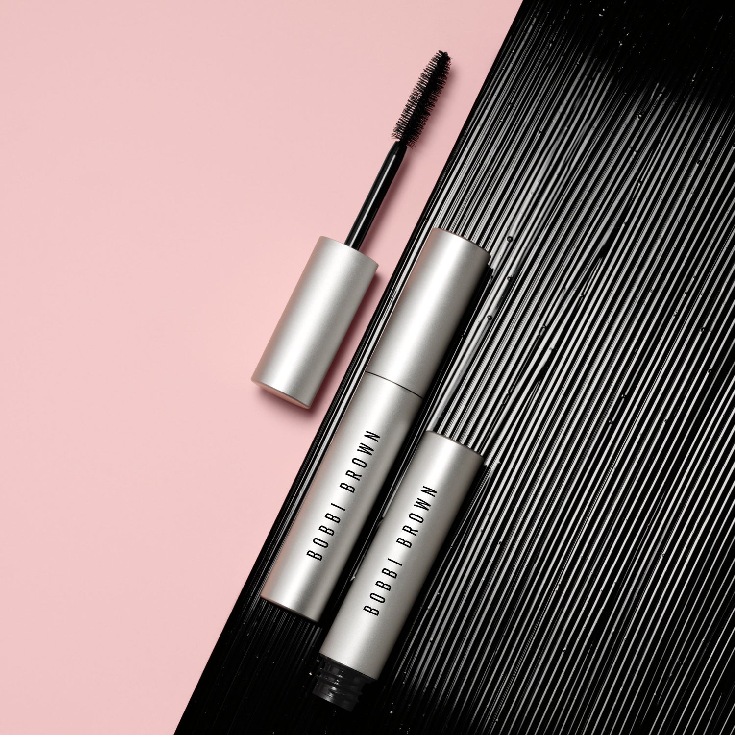 Lifestyle image of Bobbi Brown Double The Volume Smokey Eye Mascara Duo (Limited Edition)