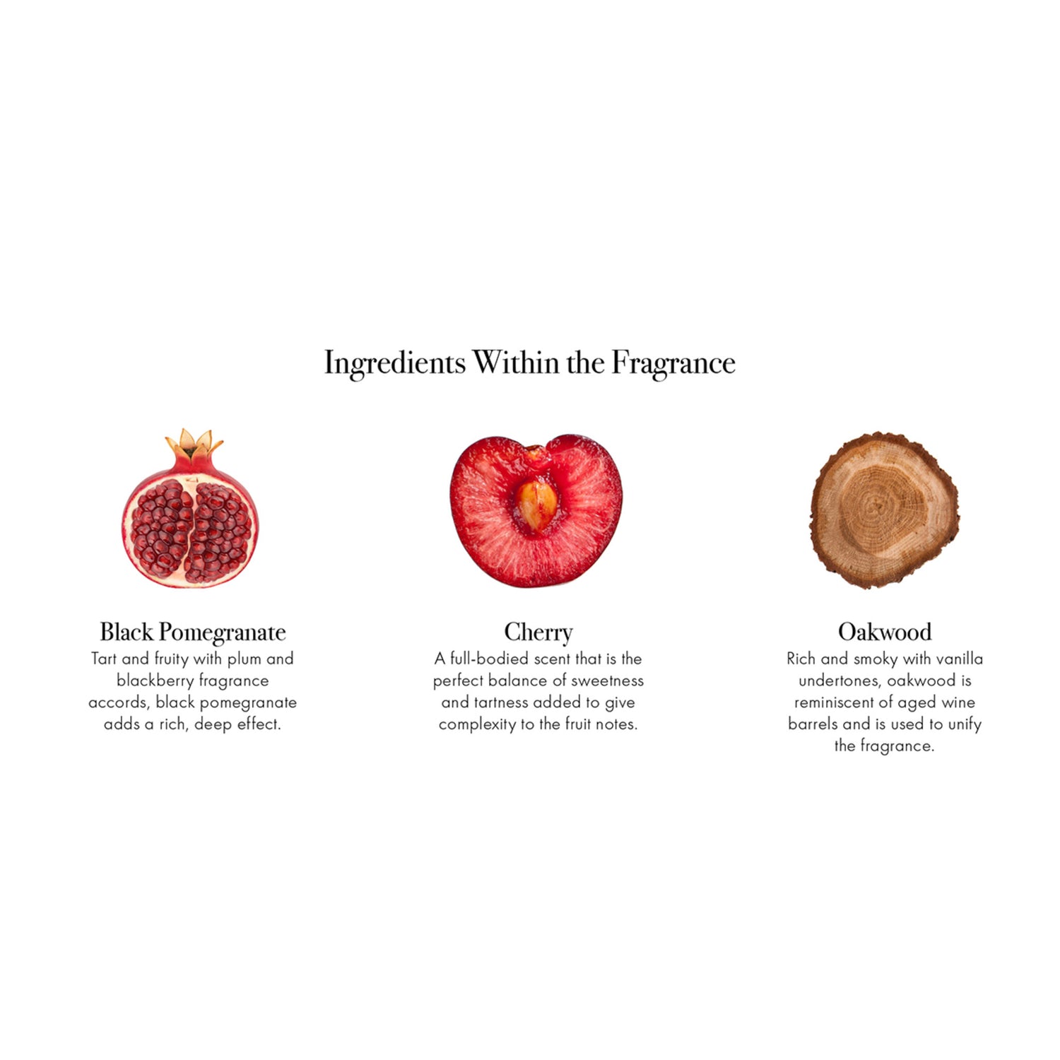 Lafco Black Pomegranate Signature Candle infographics image .