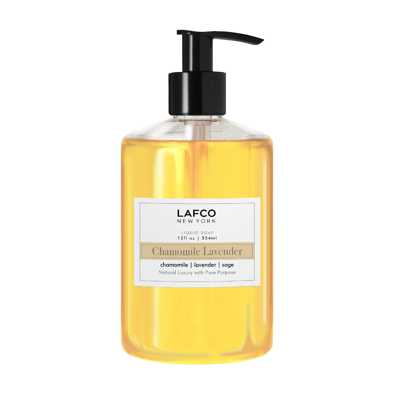 Image of a closed Lafco Chamomile Lavender Liquid Soap