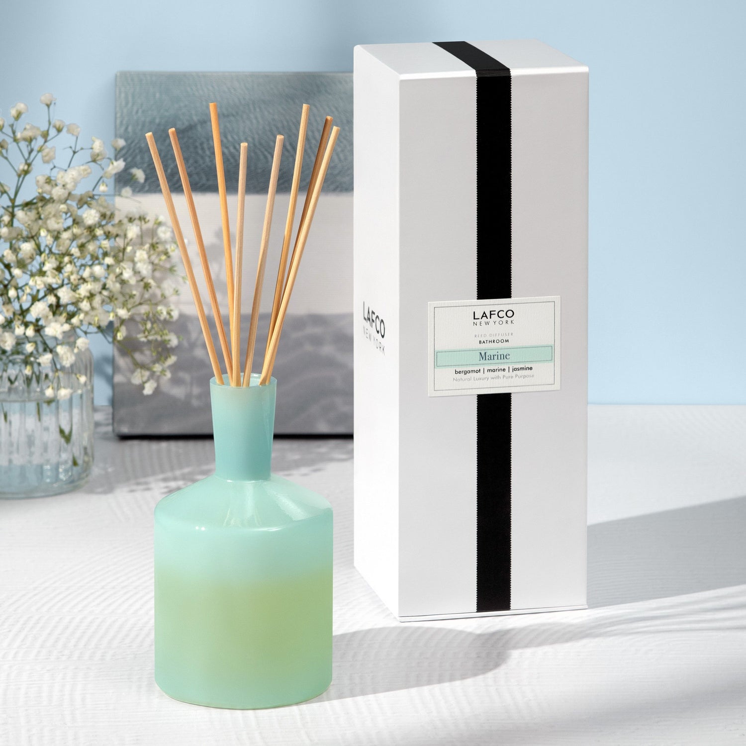 Lifestyle image of Lafco Marine Classic Reed Diffuser