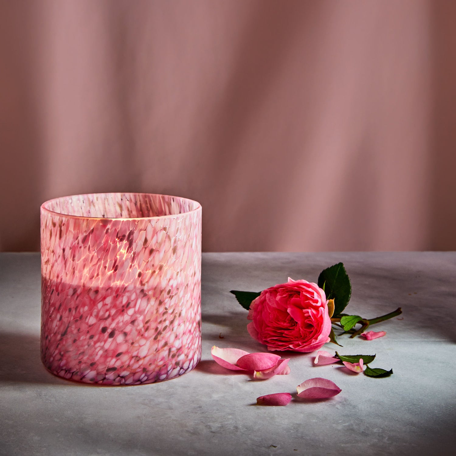 Lifestyle image of Lafco Absolute Rose de Mai Candle