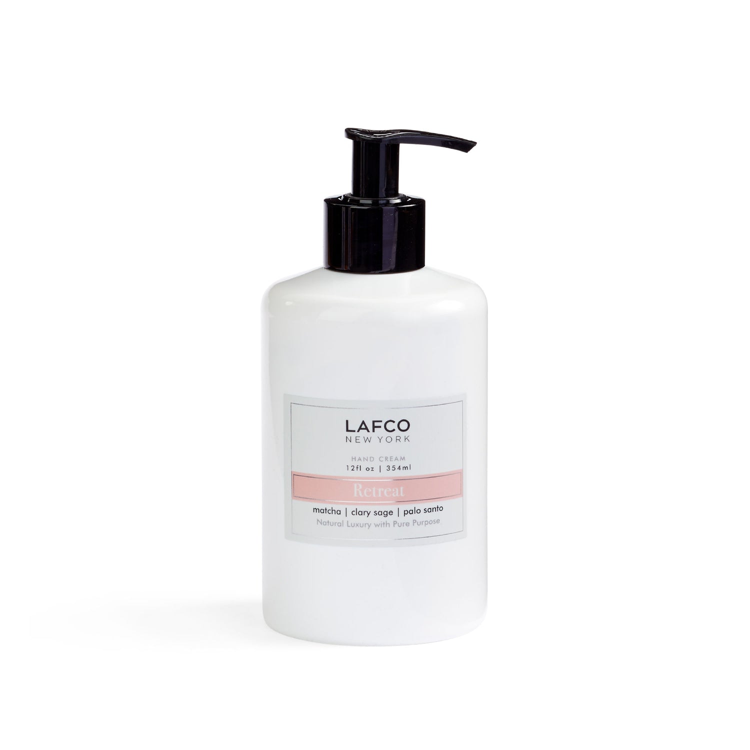 Image of an open Lafco Retreat Hand Cream