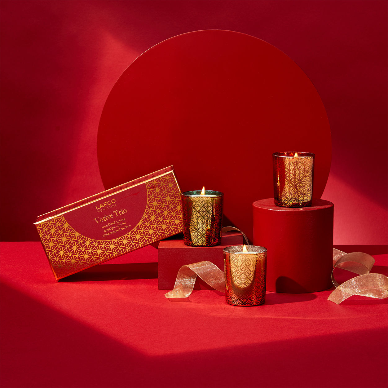 Lifestyle image of Lafco Votive Trio Limited Edition Set