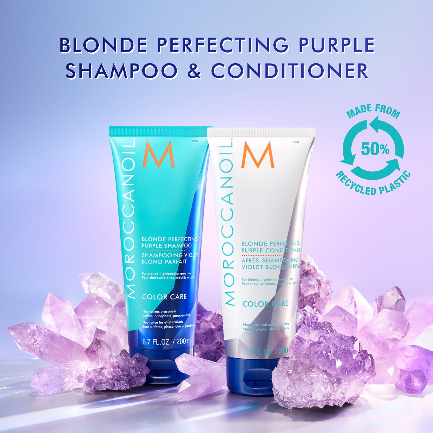 Information related to Moroccanoil Blonde Perfecting Purple Conditioner