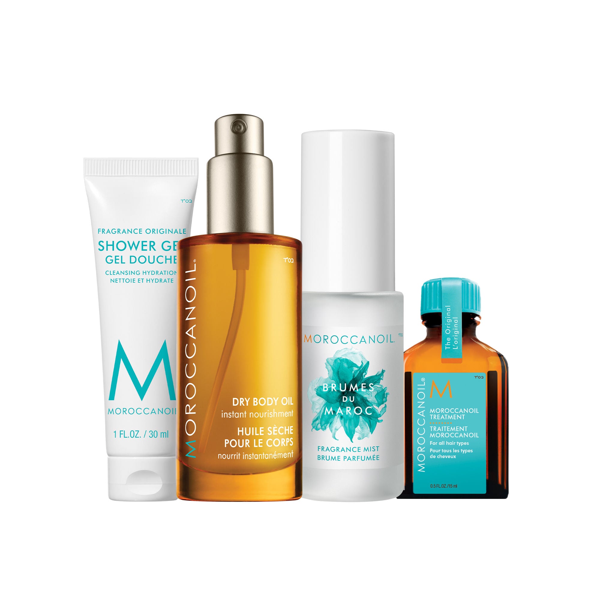 Set of 2 MOROCCANOIL Fragrance hot Mist & 1 Glimmer Shine