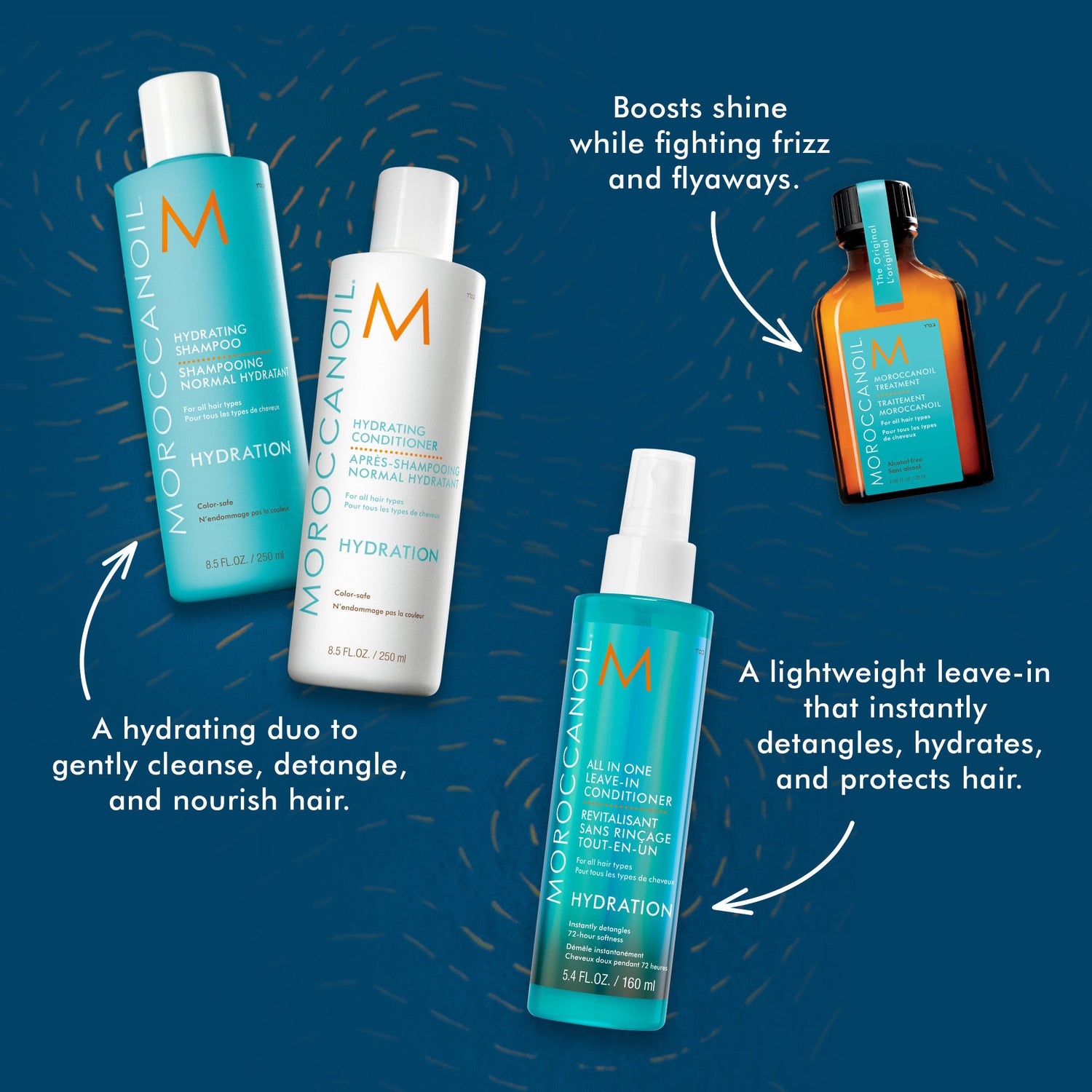 Information related to Moroccanoil Holiday Hydration Hair Set (Limited Edition)