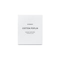 Image of the Byredo Cotton Poplin Candle box