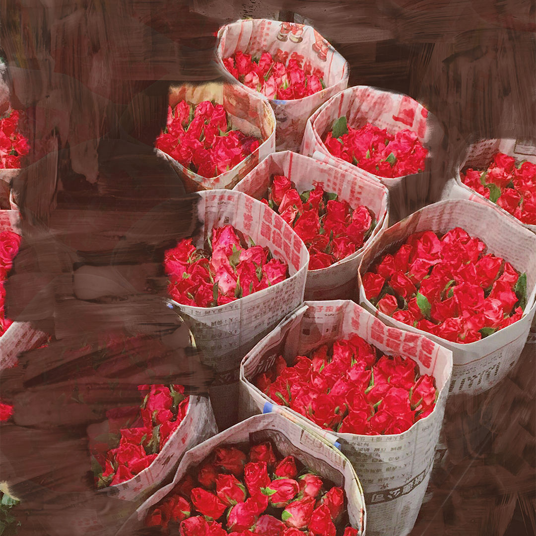 Lifestyle image of Byredo Burning Rose Candle