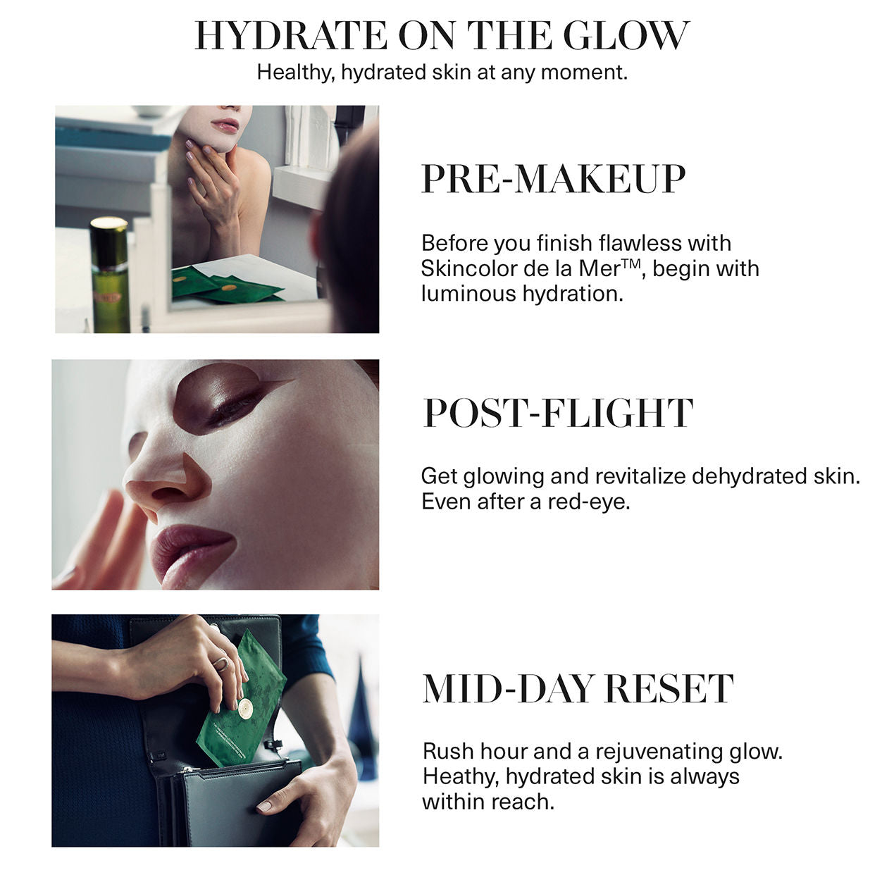 Lifestyle image of La Mer The Treatment Lotion Hydrating Mask