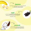 Information related to Briogeo Banana and Coconut Nourishing Superfood Shampoo