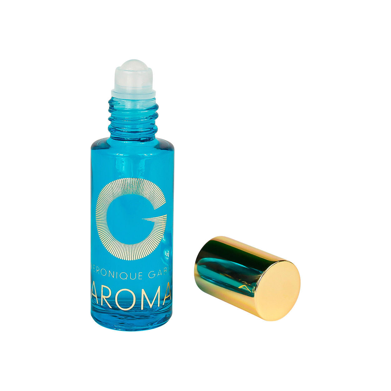 Image of an open Veronique Gabai Aroma Body Essential Blend Roll-On