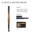 Information related to Victoria Beckham Beauty Buff and Smudge Brush