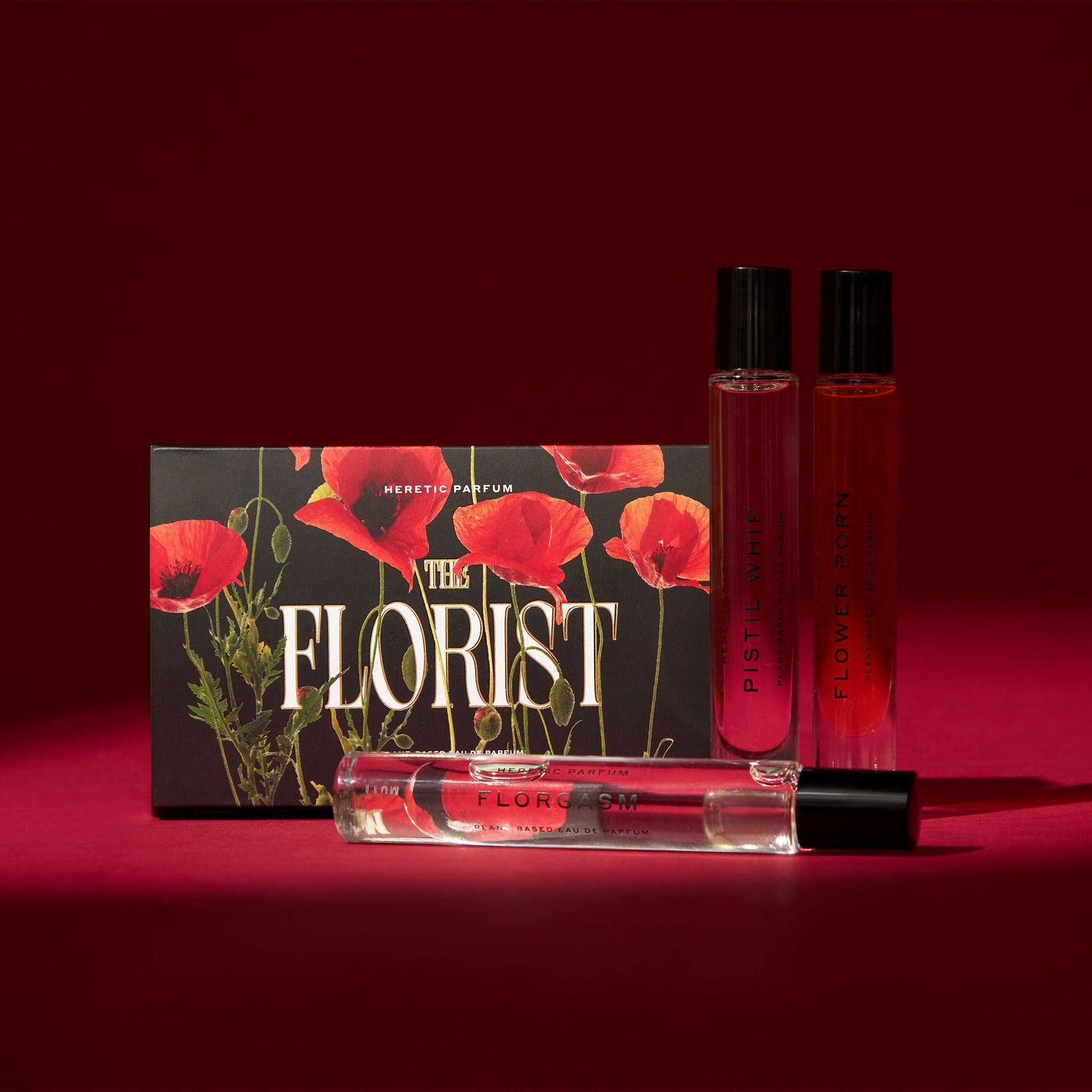 Image of the Heretic The Florist Rollerball Gift Set box