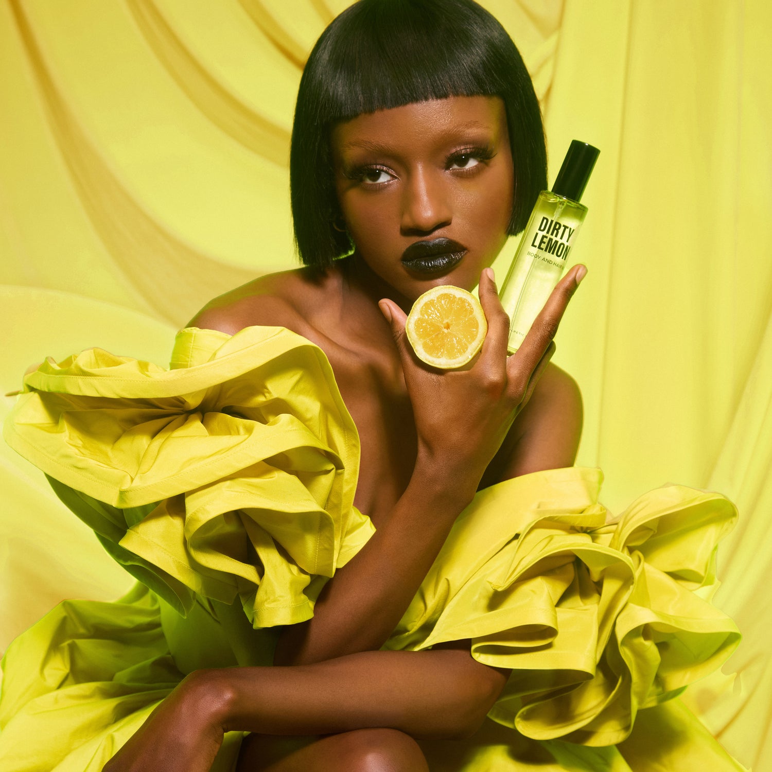 Model image of Heretic Dirty Lemon Body and Hair Mist