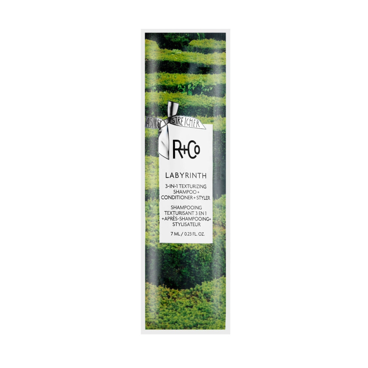 R+Co LABYRINTH 3-in-1 Texturizing Shampoo + Conditioner + Styler Packette main image