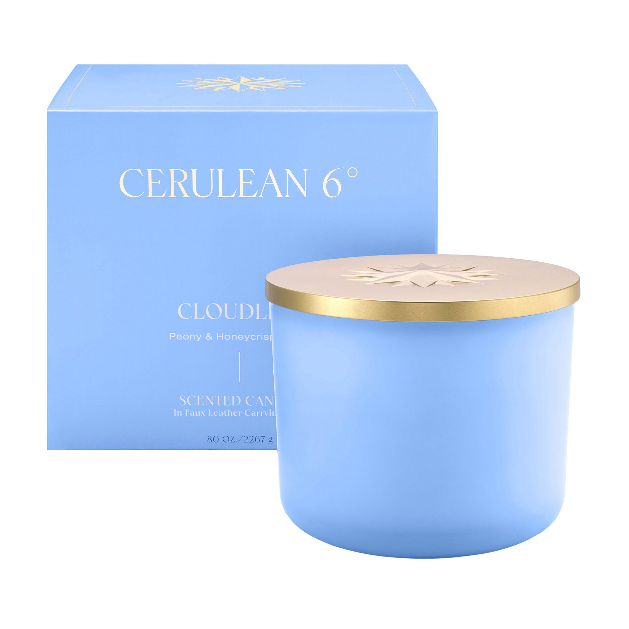 Cerulean 6 Cloudline 5-Wick Luxury Candle main image.
