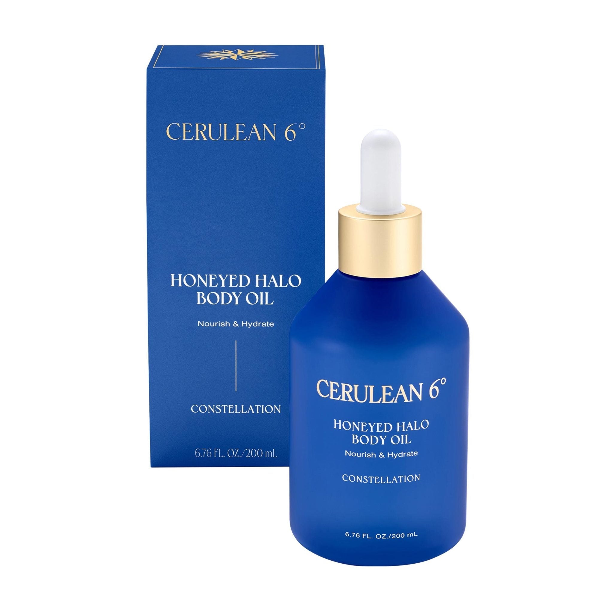 Cerulean 6 Honeyed Halo Body Oil in Constellation main image.