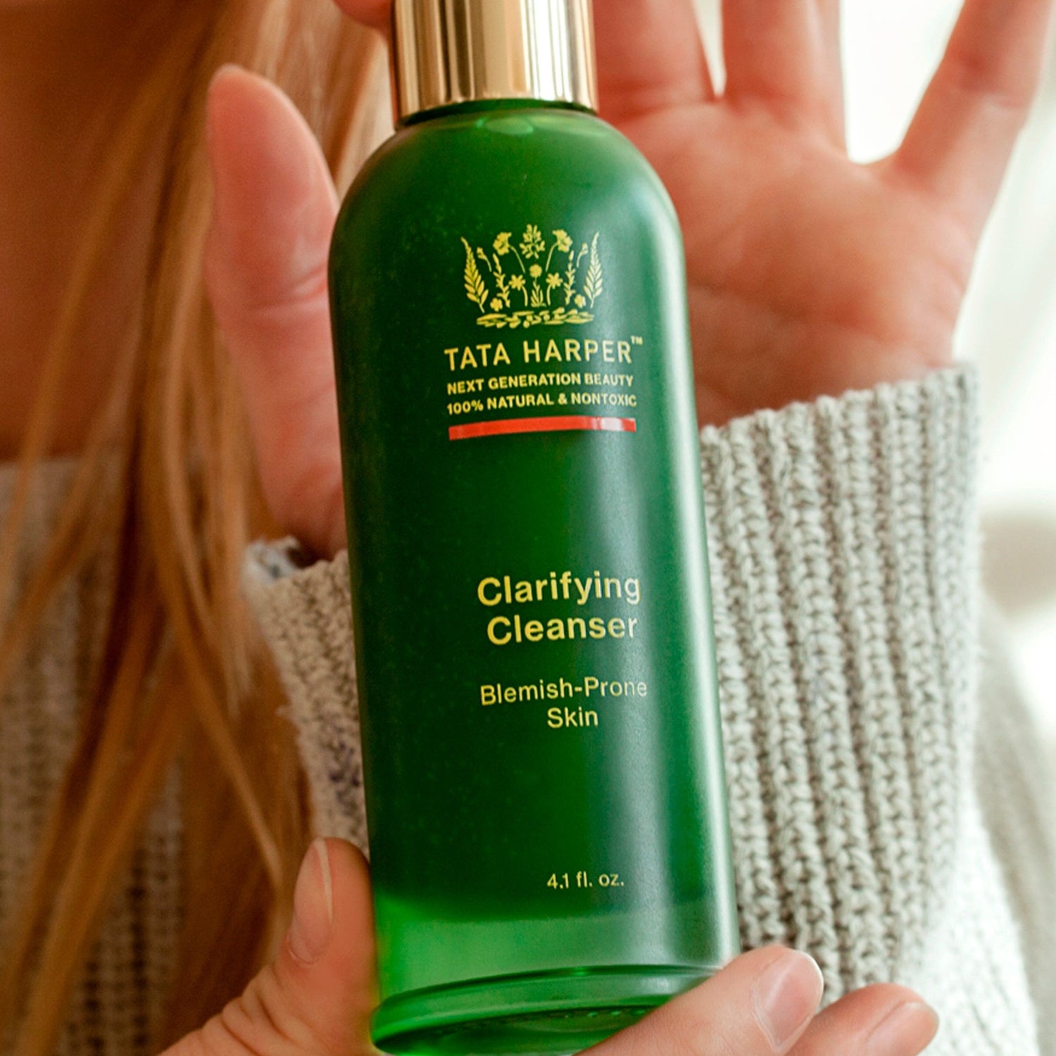 Lifestyle image of Tata Harper Clarifying Cleanser