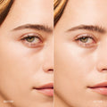 Before and after results of using Tata Harper Brightening Eye Gel