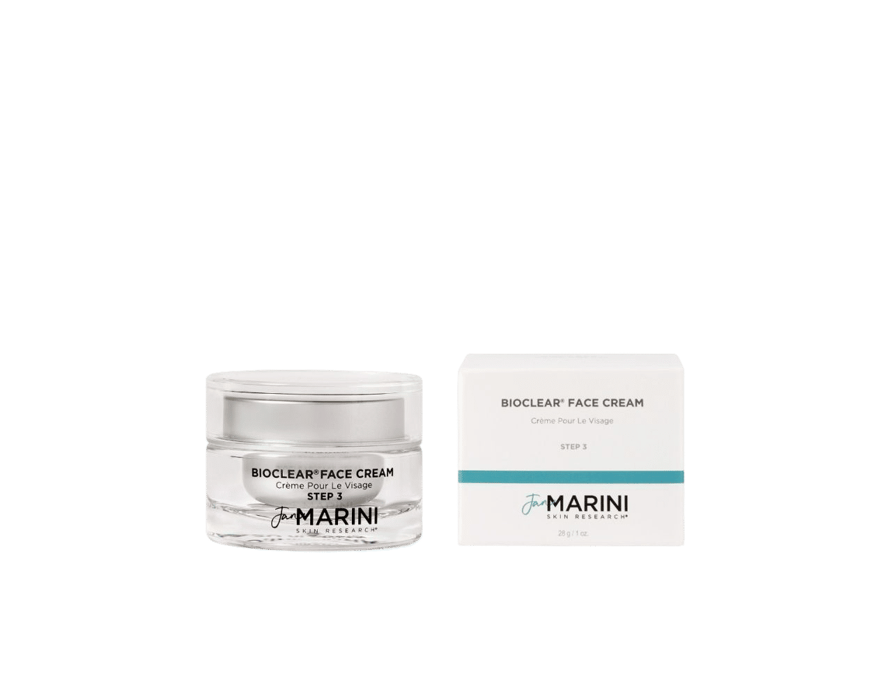 Image of the Jan Marini Bioclear Face Cream box