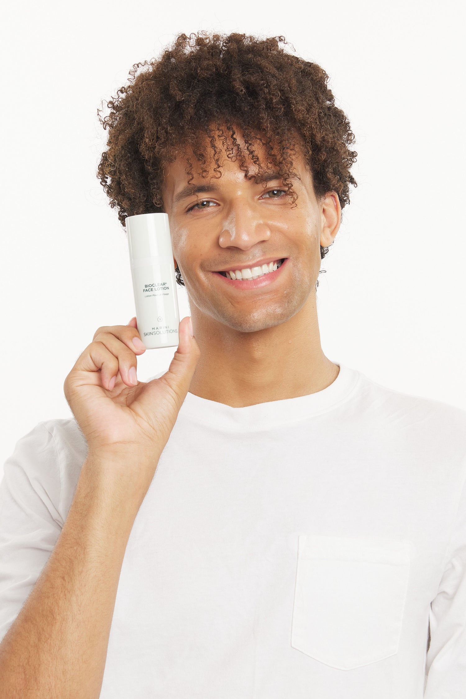 Model image of Marini SkinSolutions Bioclear Face Lotion