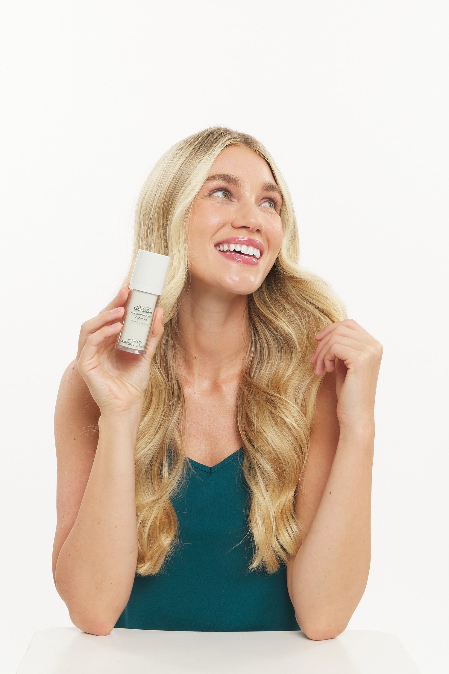 Model image of Marini SkinSolutions Hyla3D Face Serum