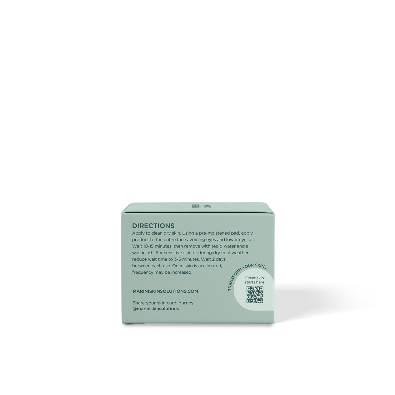 Side image of Marini SkinSolutions Marini Resurface Peel Pads