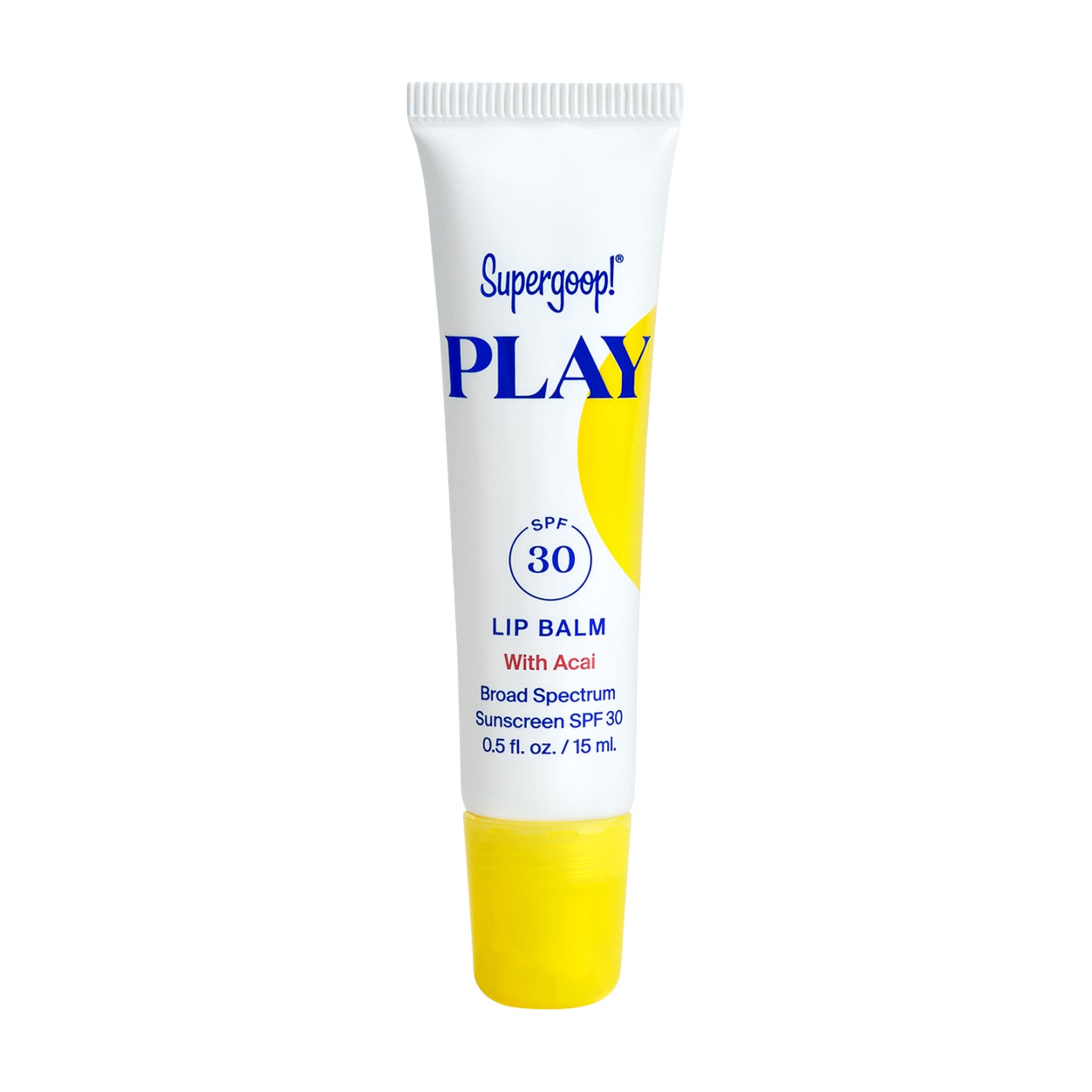 Supergoop! Play Lip Balm With Acai SPF 30 main image. This product is in the color clear