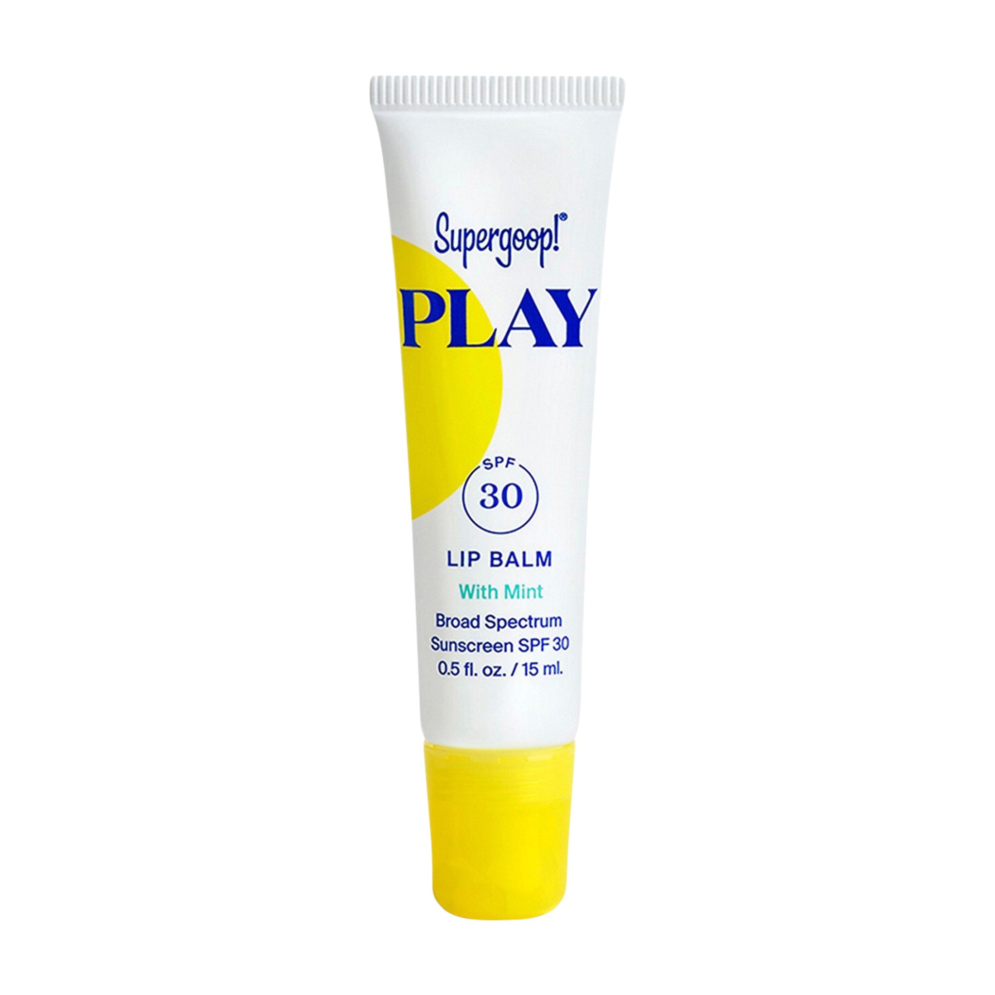 Supergoop! Play Lip Balm Mint SPF 30 main image. This product is in the color clear