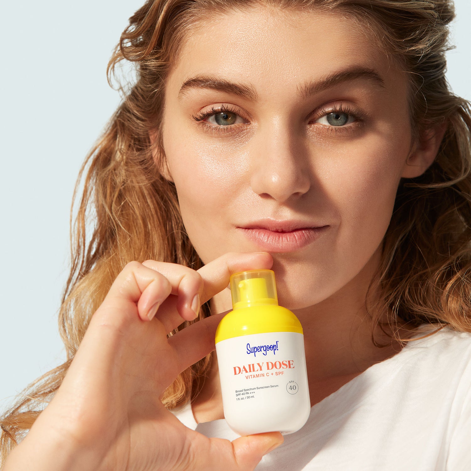 Model image of Supergoop! Daily Dose Vitamin C SPF 40