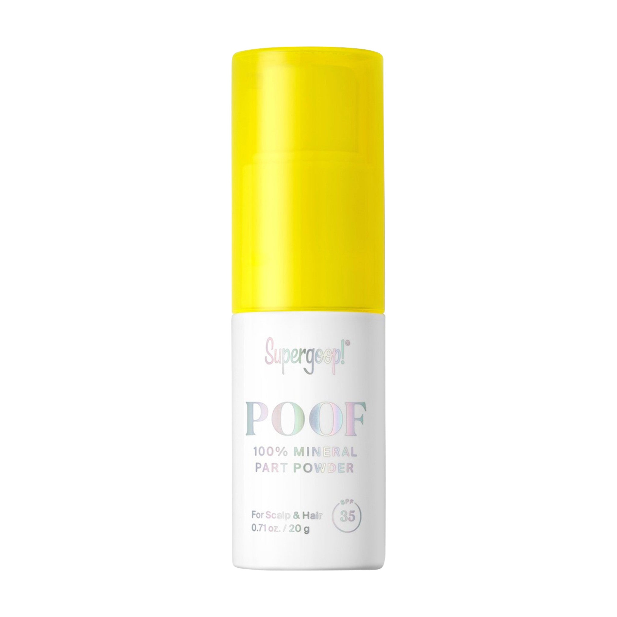 Supergoop! Poof 100% Mineral Part Powder SPF 35 main image.