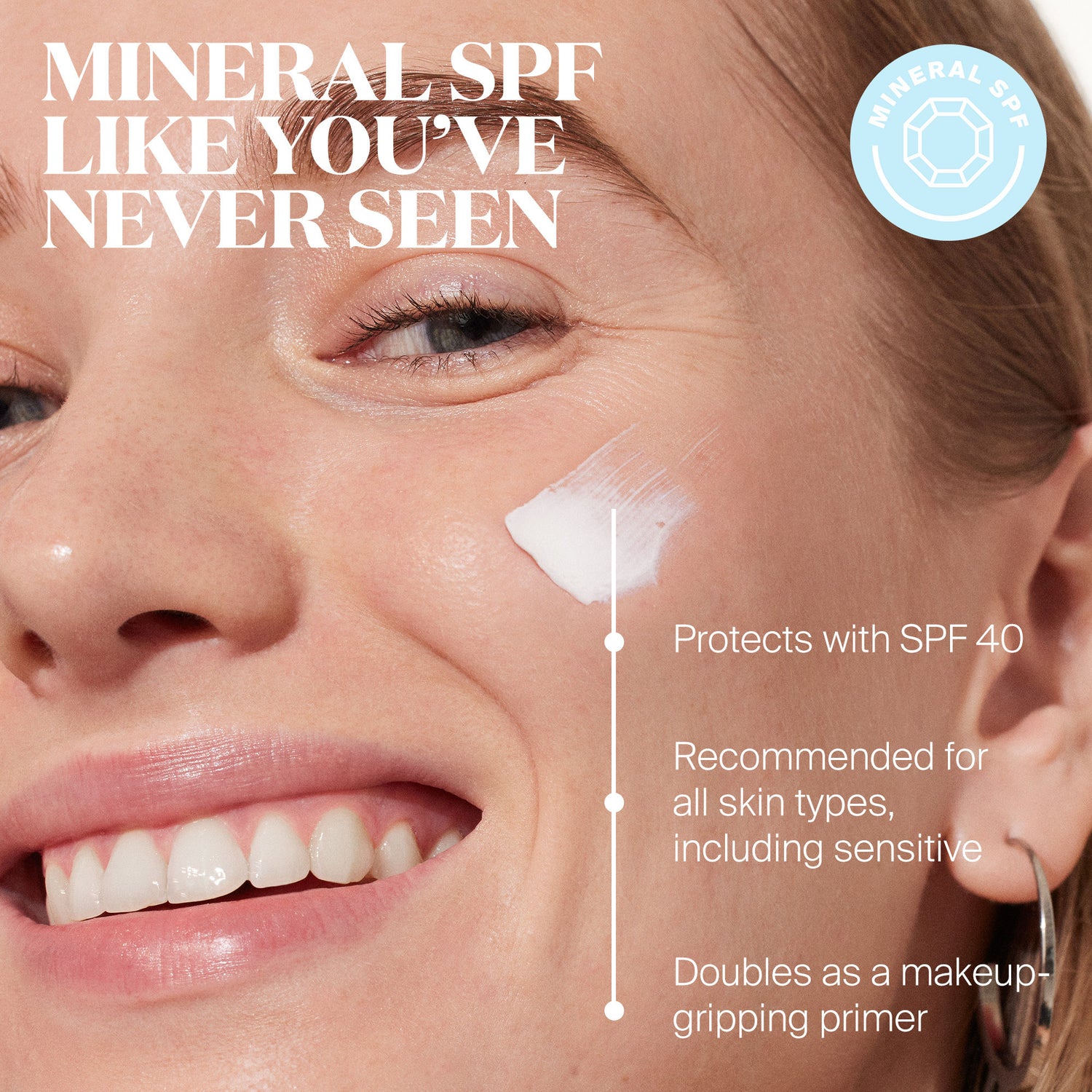 Information related to Supergoop! Mineral Unseen Sunscreen SPF 40