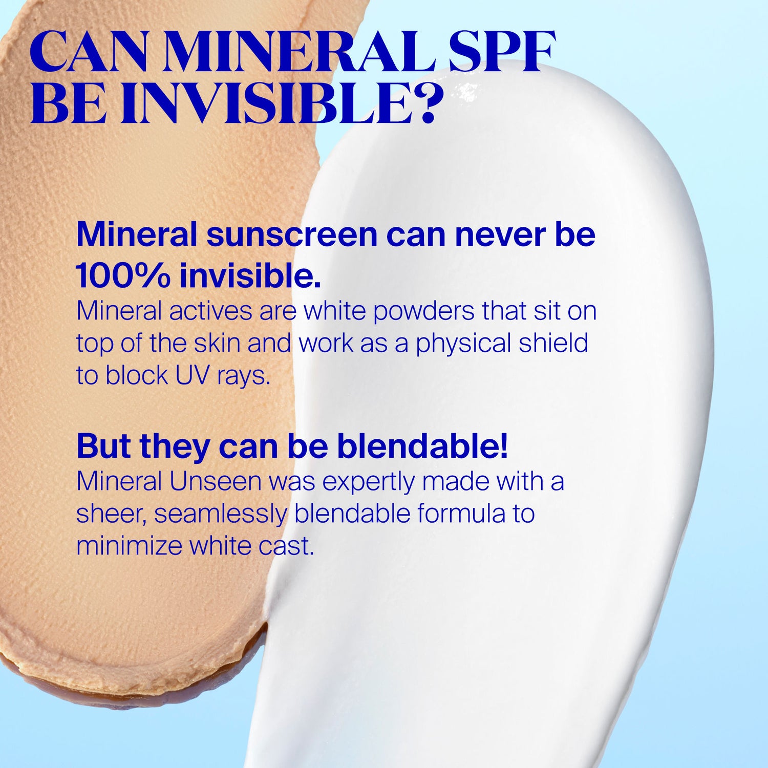 Information related to Supergoop! Mineral Unseen Sunscreen SPF 40