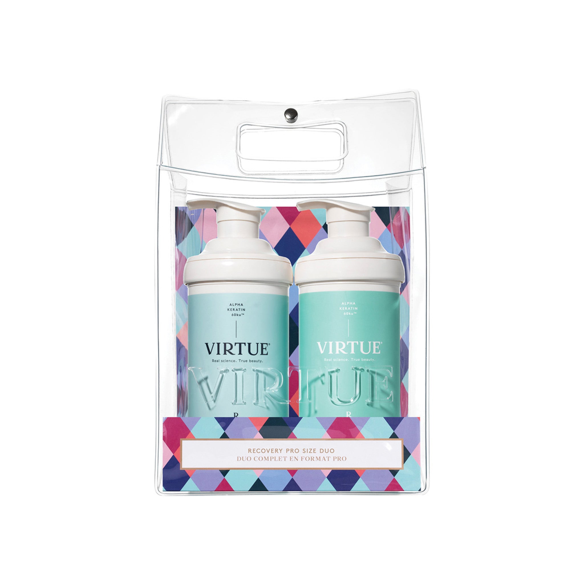 Virtue Celebrate Hair Repair: Recovery Pro Size Duo main image.