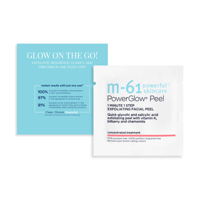 PowerGlow Peel Sample Card