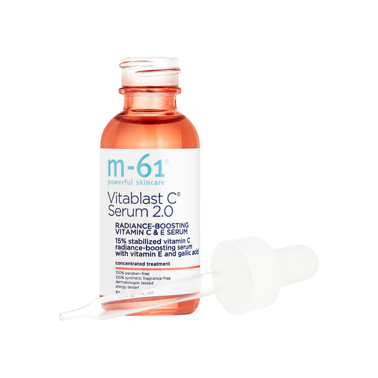 Image of an open M-61 Vitablast C Serum 2.0