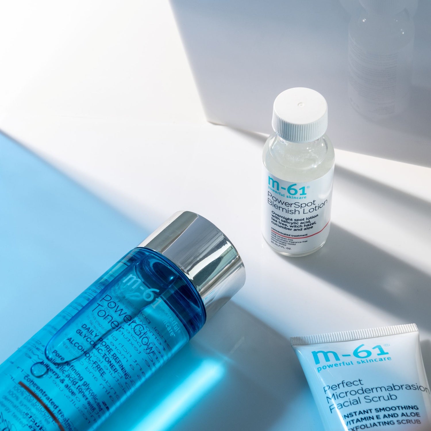 Lifestyle image of M-61 PowerSpot Blemish Lotion